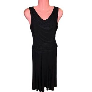 Jones Wear Dress Black Sleeveless Dress Sz 6